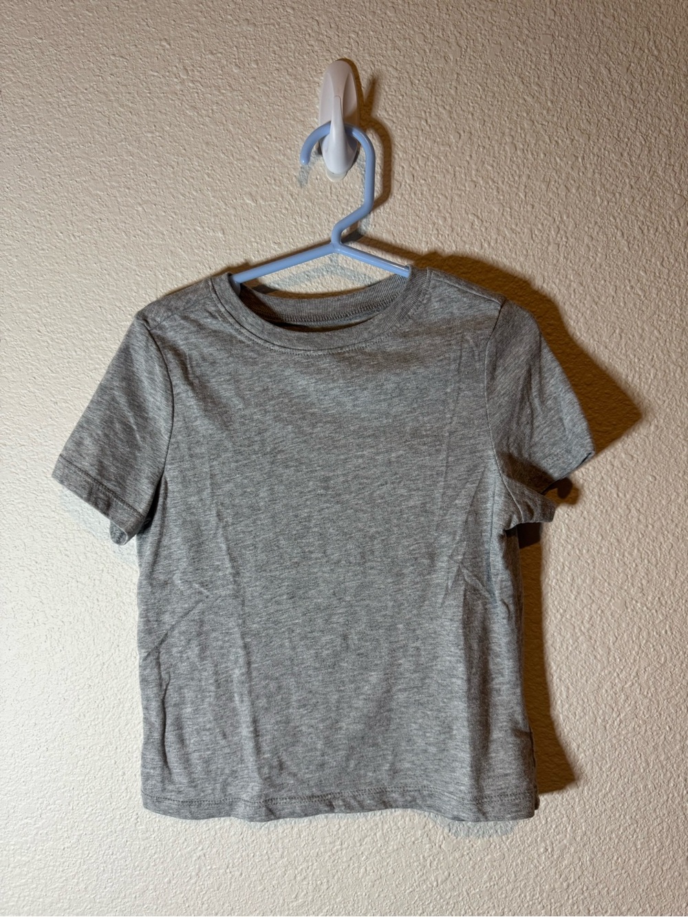 Kids Basic Grey Short Sleeve Tee